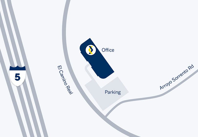 San Diego Office Map